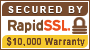 Protected by RapidSSL